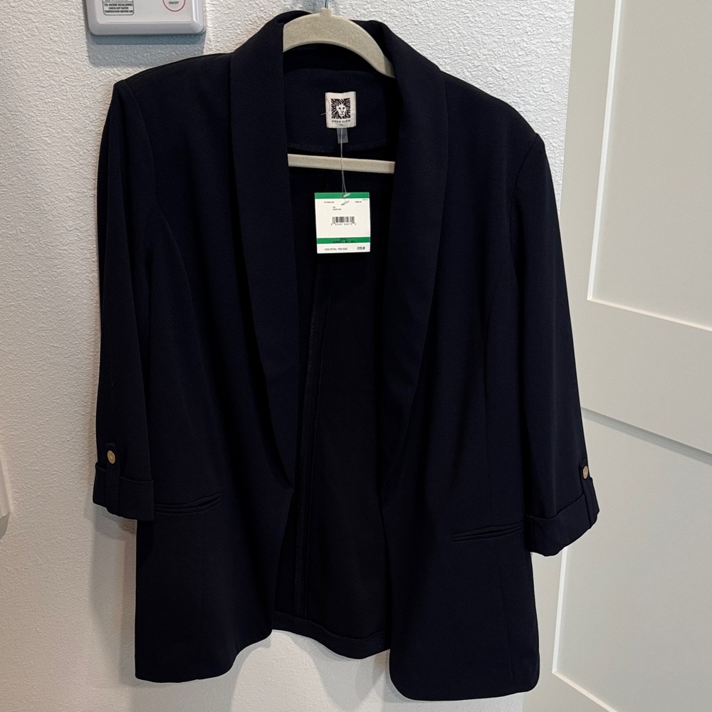 Anne Klein Elegant Navy Women's Blazer NWT